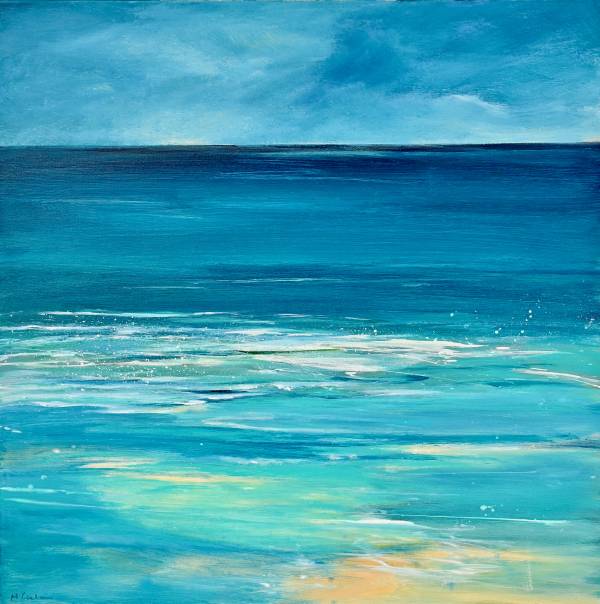 - Oil on Board, Painting by Maggie Cochran, measuring 50 x 50 cm (H x W) framed at 54 x 54 cm £650
